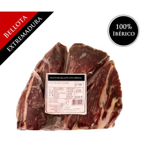 Bellota 100% pure Iberian Shoulder (Extremadura) - Pata Negra BONELESS - punta